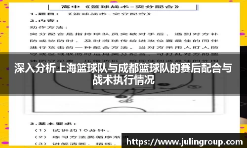 深入分析上海篮球队与成都篮球队的赛后配合与战术执行情况